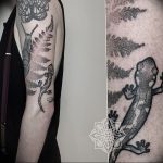 фото тату саламандра от 07.10.2017 №026 - tattoo salamander - tatufoto.com