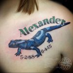 фото тату саламандра от 07.10.2017 №031 - tattoo salamander - tatufoto.com