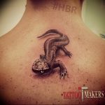 фото тату саламандра от 07.10.2017 №035 - tattoo salamander - tatufoto.com