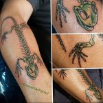 фото тату саламандра от 07.10.2017 №036 - tattoo salamander - tatufoto.com