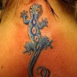 фото тату саламандра от 07.10.2017 №041 - tattoo salamander - tatufoto.com