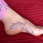 фото тату саламандра от 07.10.2017 №045 - tattoo salamander - tatufoto.com