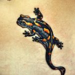 фото тату саламандра от 07.10.2017 №048 - tattoo salamander - tatufoto.com