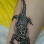 фото тату саламандра от 07.10.2017 №049 - tattoo salamander - tatufoto.com
