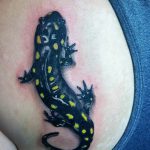 фото тату саламандра от 07.10.2017 №056 - tattoo salamander - tatufoto.com