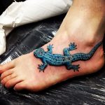 фото тату саламандра от 07.10.2017 №061 - tattoo salamander - tatufoto.com