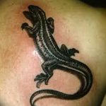 фото тату саламандра от 07.10.2017 №072 - tattoo salamander - tatufoto.com