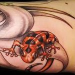 фото тату саламандра от 07.10.2017 №079 - tattoo salamander - tatufoto.com