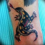 фото тату саламандра от 07.10.2017 №093 - tattoo salamander - tatufoto.com