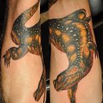 фото тату саламандра от 07.10.2017 №096 - tattoo salamander - tatufoto.com