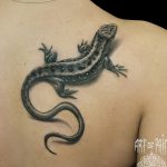 фото тату саламандра от 07.10.2017 №097 - tattoo salamander - tatufoto.com