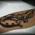 фото тату саламандра от 07.10.2017 №104 - tattoo salamander - tatufoto.com