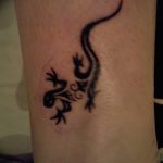 фото тату саламандра от 07.10.2017 №111 - tattoo salamander - tatufoto.com