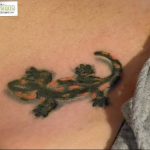 фото тату саламандра от 07.10.2017 №115 - tattoo salamander - tatufoto.com