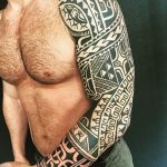 фото тату самоа от 10.10.2017 №011 - Samoan tattoo - tatufoto.com