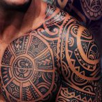 фото тату самоа от 10.10.2017 №030 - Samoan tattoo - tatufoto.com