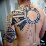 фото тату самоа от 10.10.2017 №044 - Samoan tattoo - tatufoto.com