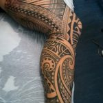 фото тату самоа от 10.10.2017 №050 - Samoan tattoo - tatufoto.com