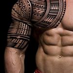 фото тату самоа от 10.10.2017 №064 - Samoan tattoo - tatufoto.com