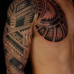 фото тату самоа от 10.10.2017 №088 - Samoan tattoo - tatufoto.com