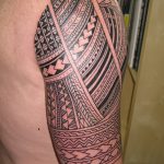 фото тату самоа от 10.10.2017 №092 - Samoan tattoo - tatufoto.com