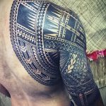фото тату самоа от 10.10.2017 №099 - Samoan tattoo - tatufoto.com