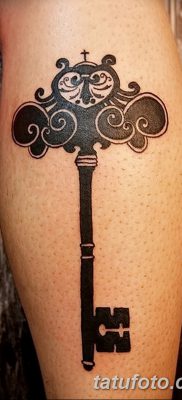 фото тату сова с ключом от 18.10.2017 №063 — owl tattoo with key — tatufoto.com