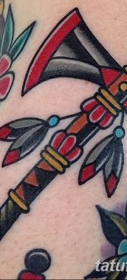 фото тату томагавк от 21.10.2017 №010 — tomahawk tattoo — tatufoto.com