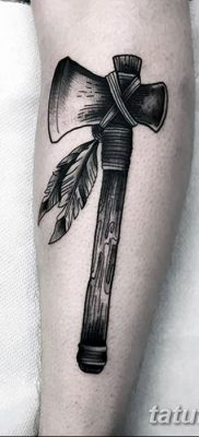 фото тату томагавк от 21.10.2017 №015 — tomahawk tattoo — tatufoto.com