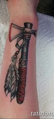 фото тату томагавк от 21.10.2017 №026 — tomahawk tattoo — tatufoto.com