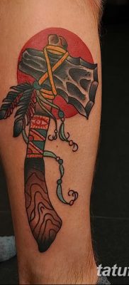 фото тату томагавк от 21.10.2017 №028 — tomahawk tattoo — tatufoto.com