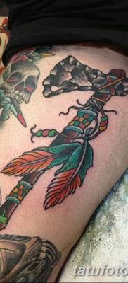 фото тату томагавк от 21.10.2017 №030 — tomahawk tattoo — tatufoto.com