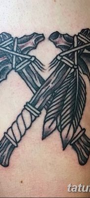 фото тату томагавк от 21.10.2017 №033 — tomahawk tattoo — tatufoto.com