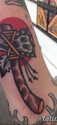фото тату томагавк от 21.10.2017 №037 — tomahawk tattoo — tatufoto.com
