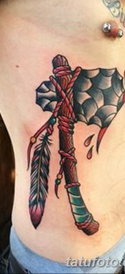 фото тату томагавк от 21.10.2017 №041 — tomahawk tattoo — tatufoto.com