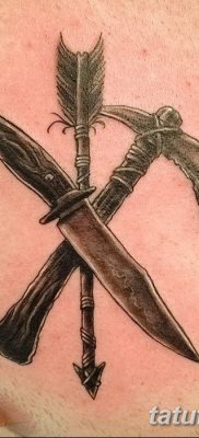 фото тату томагавк от 21.10.2017 №055 — tomahawk tattoo — tatufoto.com