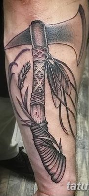 фото тату томагавк от 21.10.2017 №059 — tomahawk tattoo — tatufoto.com