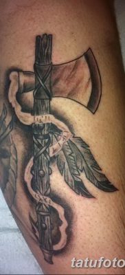 фото тату томагавк от 21.10.2017 №060 — tomahawk tattoo — tatufoto.com