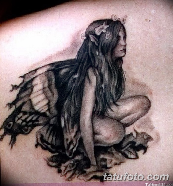 фото тату фея от 28.10.2017 №157 - Fairy Tattoo - tatufoto.com