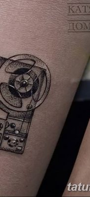фото татуировка динамик и магнитофон от 11.10.2017 №020 — tattoo speaker — tatufoto.com