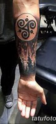фото татуировка триксель от 23.10.2017 №029 — triksel tattoo — tatufoto.com