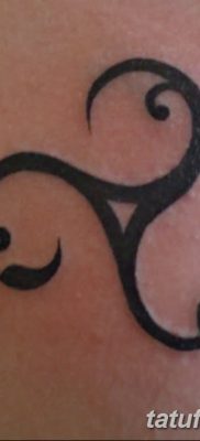 фото татуировка триксель от 23.10.2017 №038 — triksel tattoo — tatufoto.com
