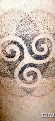 фото татуировка триксель от 23.10.2017 №045 — triksel tattoo — tatufoto.com