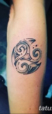 фото татуировка триксель от 23.10.2017 №049 — triksel tattoo — tatufoto.com