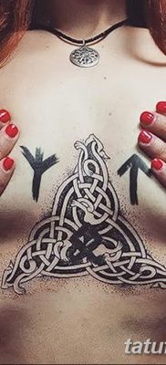 фото татуировка триксель от 23.10.2017 №054 — triksel tattoo — tatufoto.com