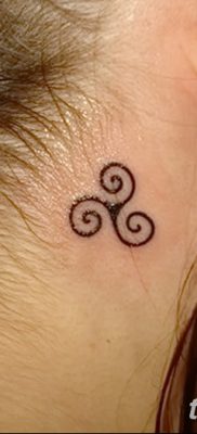 фото татуировка триксель от 23.10.2017 №068 — triksel tattoo — tatufoto.com