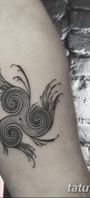фото татуировка триксель от 23.10.2017 №071 — triksel tattoo — tatufoto.com