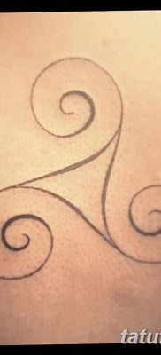 фото татуировка триксель от 23.10.2017 №094 — triksel tattoo — tatufoto.com