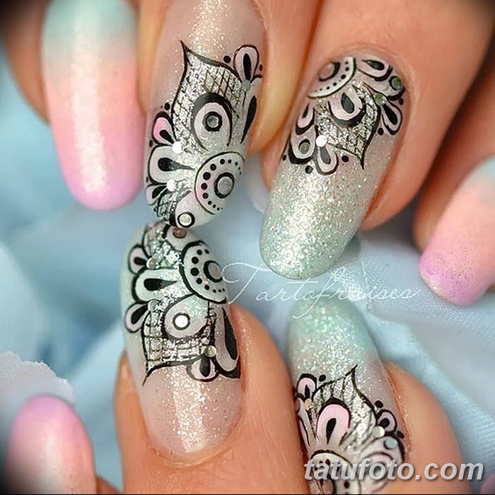 фото Мехенди маникюр от 18.11.2017 №006 - Mehendi manicure - tatufoto.com