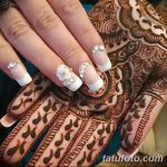 фото Мехенди маникюр от 18.11.2017 №075 - Mehendi manicure - tatufoto.com